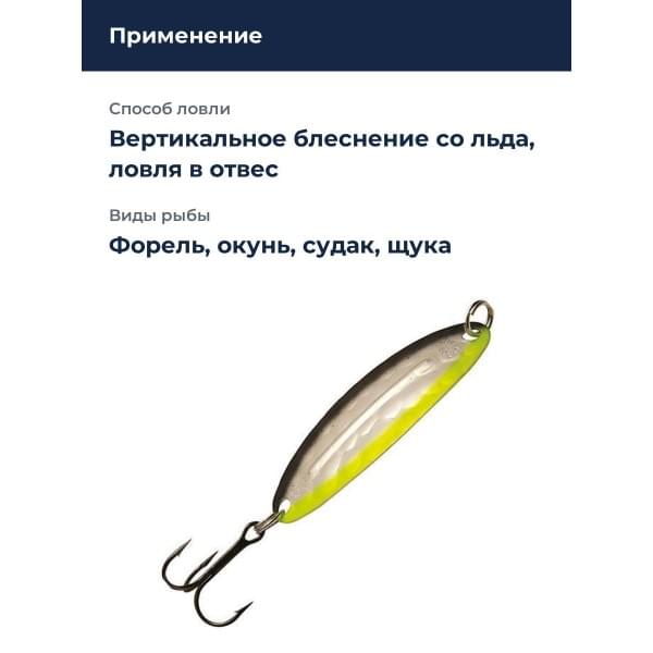 Блесна Williams Wabler 1/2oz W50 BA-BDAP UV