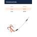 Оснастка стингер BKK Assist Spear Stinger-7X7 Wire (Zander - 6cm, 7kg, 0.36mm) (A-EU-1486) - 4# (2шт