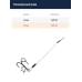 Оснастка стингер BKK Assist Spear Stinger-7X7 Wire (Zander - 9cm, 7kg, 0.36mm) (A-EU-1432) - 4# (2шт
