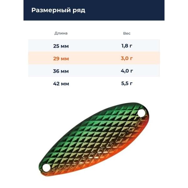 Блесна Smith Drop DIA 3,0гр. №09