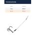 Оснастка стингер BKK Spear Stinger HD-7X7 Wire (Pike - 10cm, 26kg, 0.7mm) (A-EU-0661) 1# (2шт)