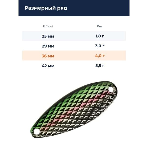 Блесна Smith Drop DIA 4,0гр. №14