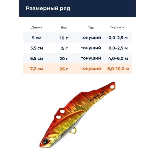 Цикада DUO METAL GARAGE PLATE VIB 26G : Red Gold (PPA0026)