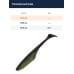 Приманка силиконовая DUO REALIS VERSA SHAD FAT 5" : Green Pumpkin Chartreuse (F082)