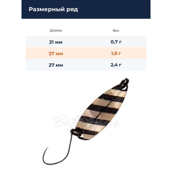 Блесна колеблющаяся River Old Vespa 1,8 г цв. 18