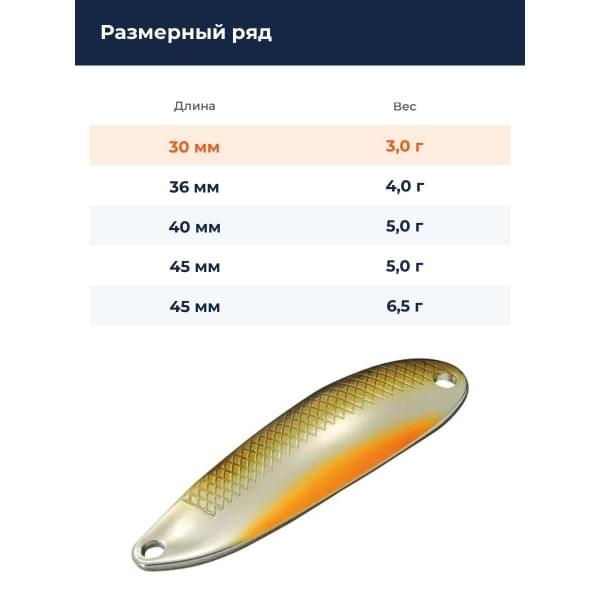 Блесна Smith D-S Line 30мм. 3,0гр. №02