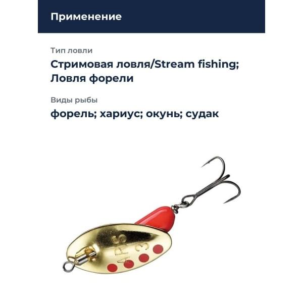 Блесна Smith AR Spinner Trout Model 2,1гр. №14