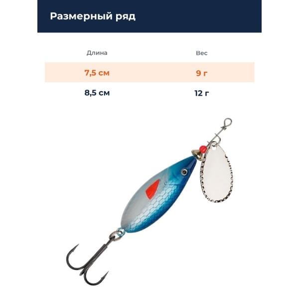 Блесна вращающаяся Abu Garcia Droppen Maxi 9.0g Roach