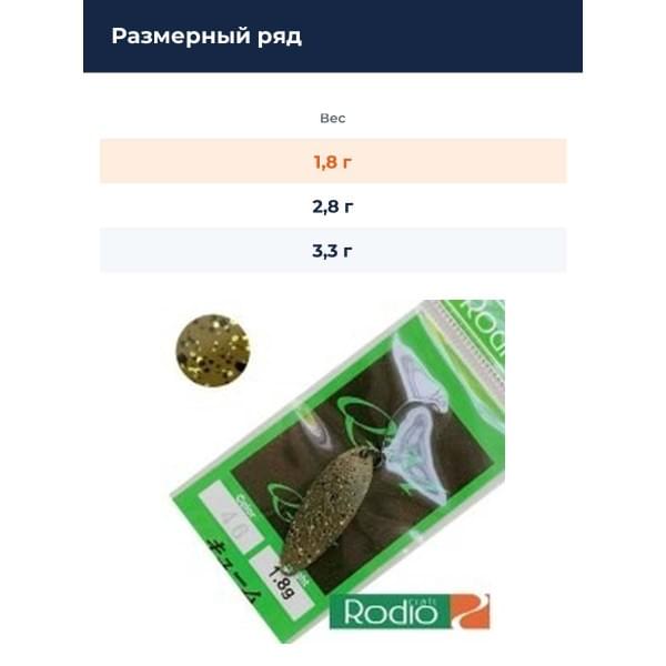 Блесна Rodio Craft QM 1.8 46
