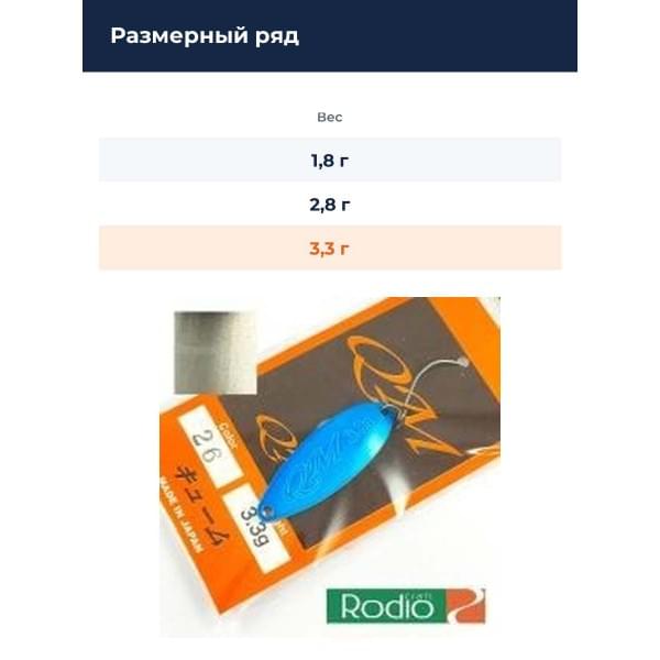 Блесна Rodio Craft QM 3.3 26