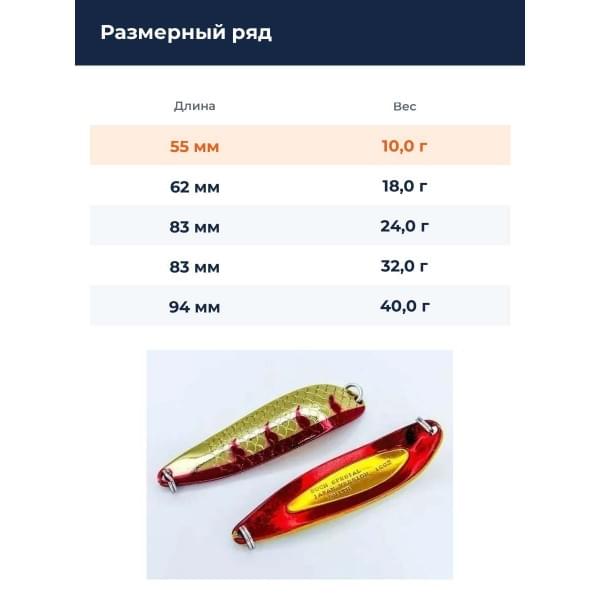 Блесна Smith Buch Japan 10,0гр. №05