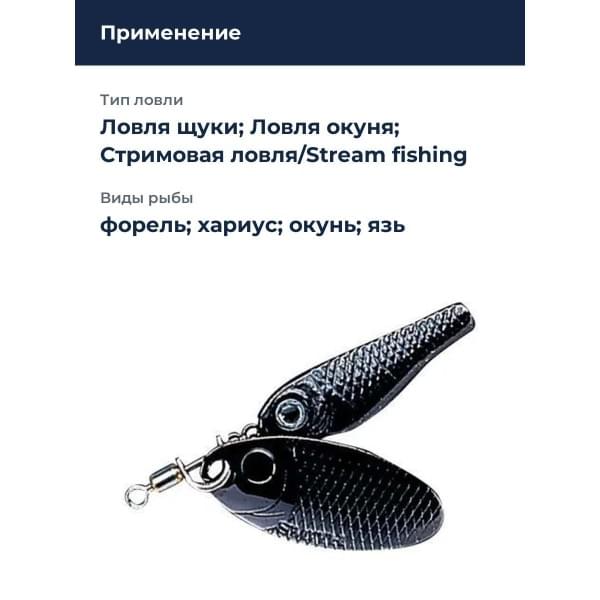 Блесна Smith Niakis 3,0гр. №16Black