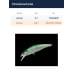 Воблер Jackall Timon Tricoroll Ryushin 53HW цв. flash green back