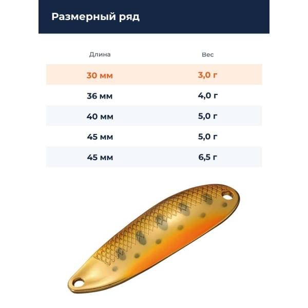 Блесна Smith D-S Line 30мм. 3,0гр. №10