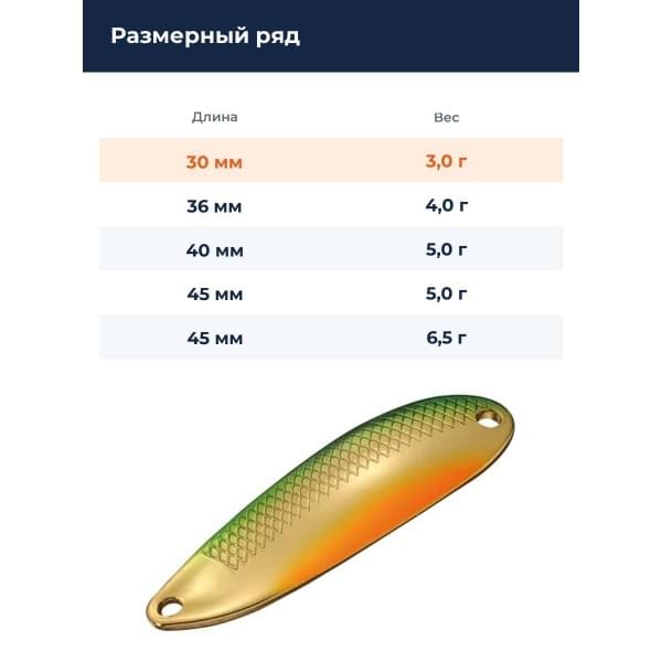 Блесна Smith D-S Line 30мм. 3,0гр. №12