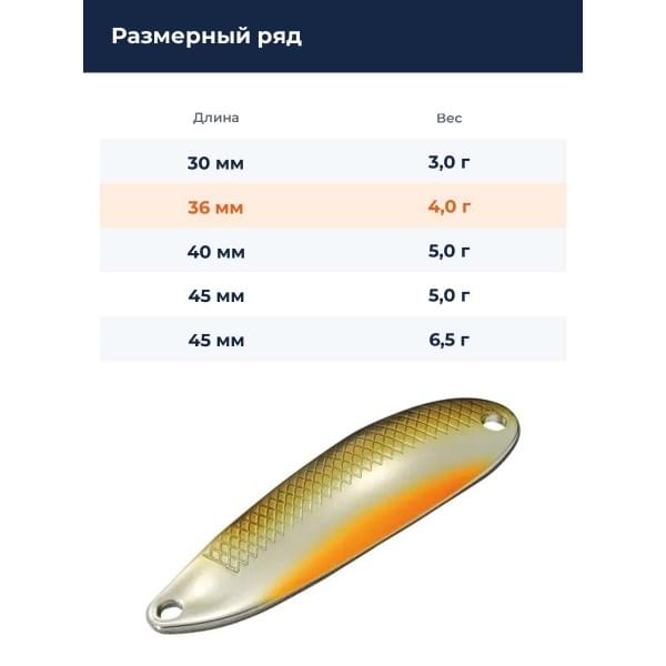 Блесна Smith D-S Line 36мм. 4,0гр. №02