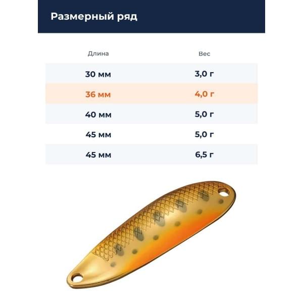 Блесна Smith D-S Line 36мм. 4,0гр. №10