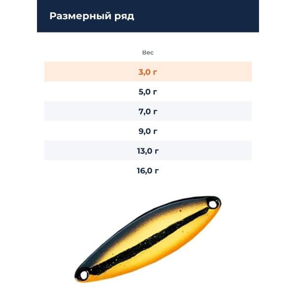 Блесна Smith Heaven 3,0гр. №18BGO