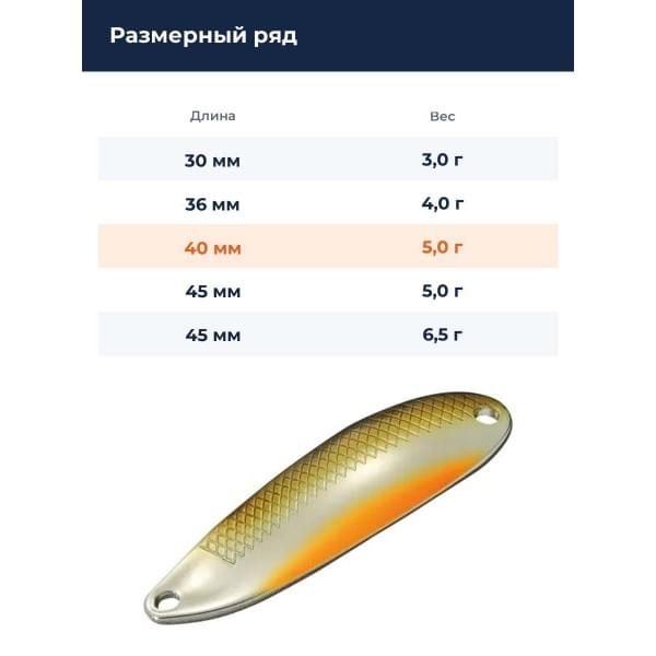 Блесна Smith D-S Line 40мм. 5,0гр. №02