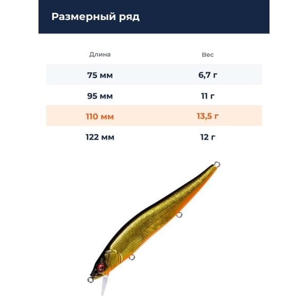 Воблер Megabass GH110 gc megabass kinkuro