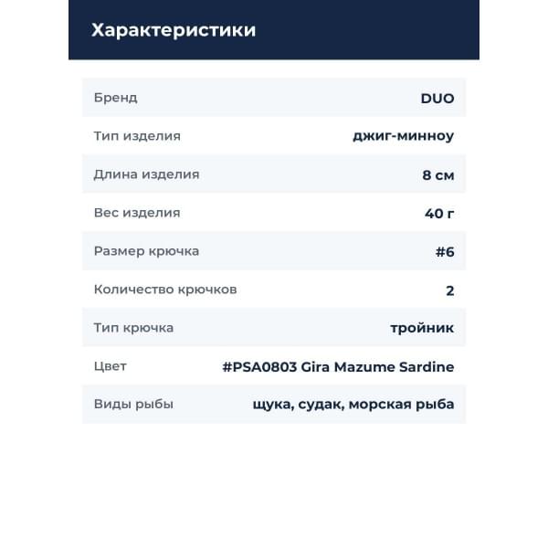 Пилькер DUO BEACH WALKER FLIPPER 40G : Gira Mazume Sardine (PSA0803)