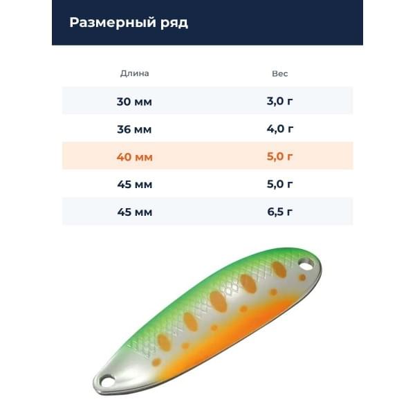 Блесна Smith D-S Line 40мм. 5,0гр. №05