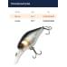 Воблер Jackall Chubby 38 MR цв. uv mat silver & black