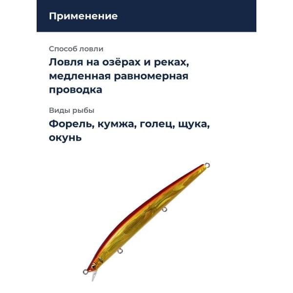 Воблер Megabass GH120 gg akakin