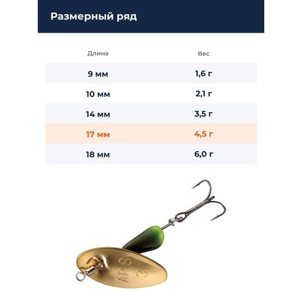 Блесна Smith AR Spinner Trout Model 4,5гр. №19