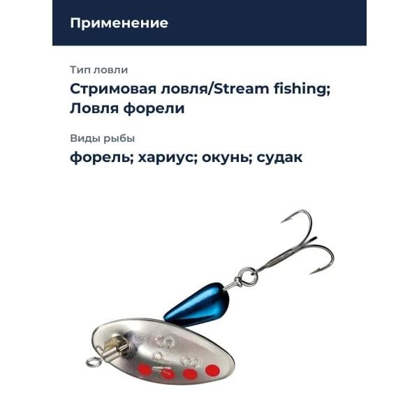 Блесна Smith AR Spinner Trout Model 4,5гр. №23