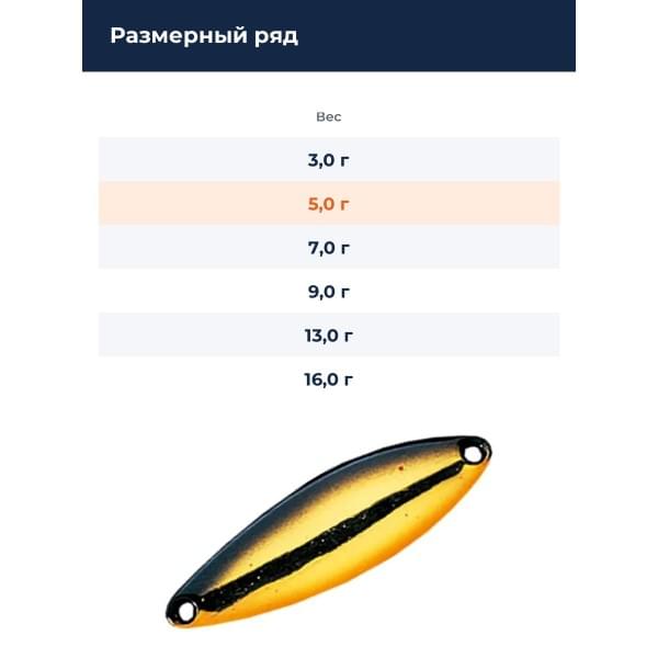 Блесна Smith Heaven 5,0гр. №18BGO