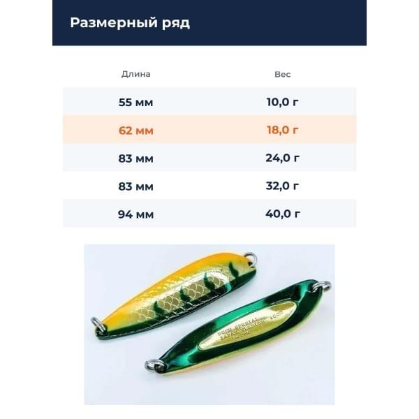 Блесна Smith Buch Japan 18,0гр. №11