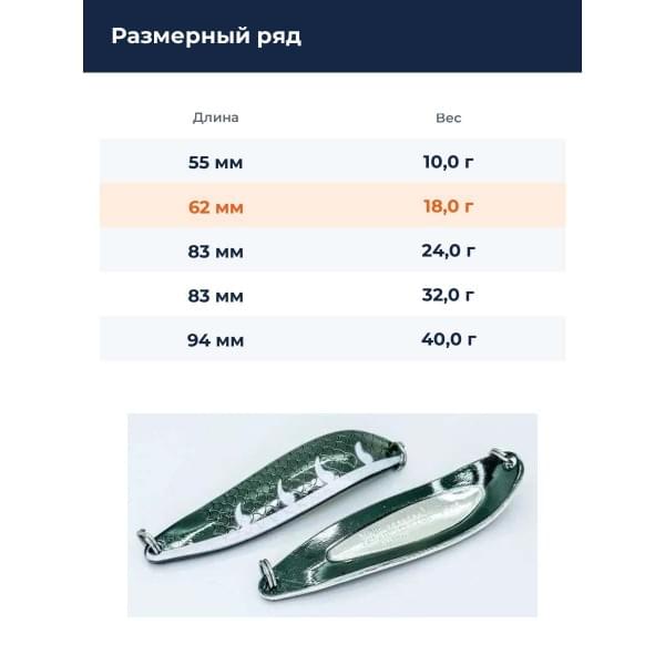 Блесна Smith Buch Japan 18,0гр. №13