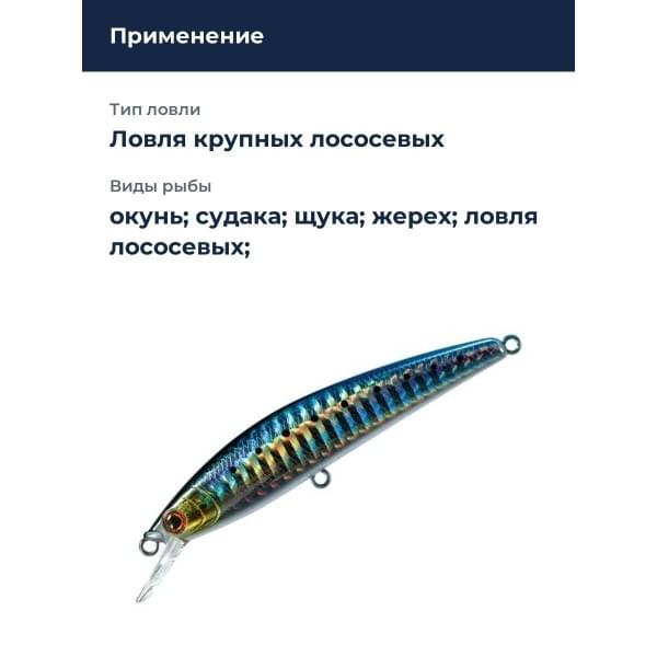 Воблер Smith Wavy 85S 85мм. 10,0гр. №03