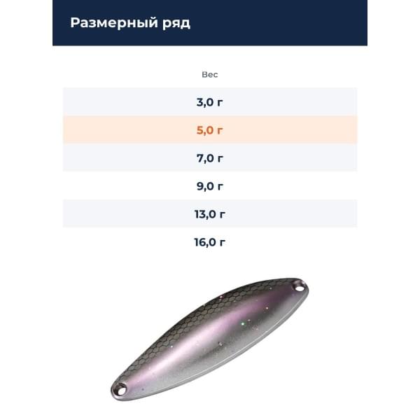 Блесна Smith Heaven 5,0гр. №37KMW
