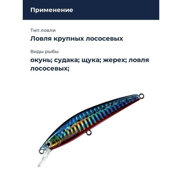 Воблер Smith Wavy 85S 85мм. 10,0гр. №04