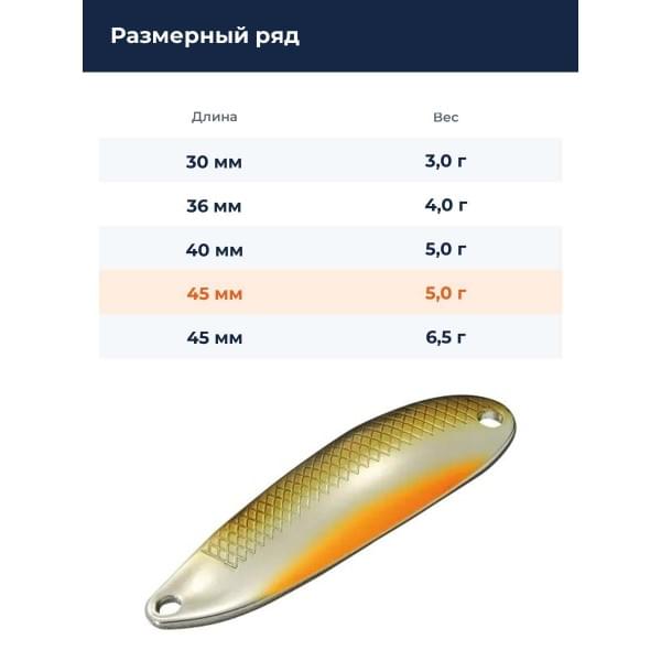 Блесна Smith D-S Line 45мм. 5,0гр. №02