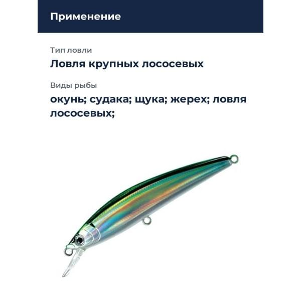 Воблер Smith Wavy 85S 85мм. 10,0гр. №07