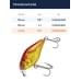 Воблер Jackall Chubby 41 Silent цв. hl red & gold