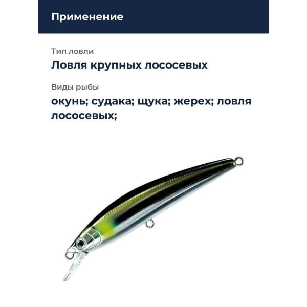 Воблер Smith Wavy 85S 85мм. 10,0гр. №09