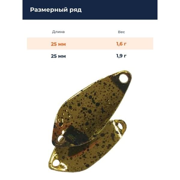 Блесна Smith Essential 25мм. 1,6гр. №M08