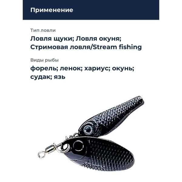 Блесна Smith Niakis 6,0гр. №16Black