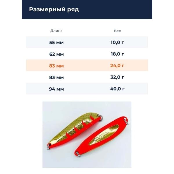 Блесна Smith Buch Japan 24,0гр. №02