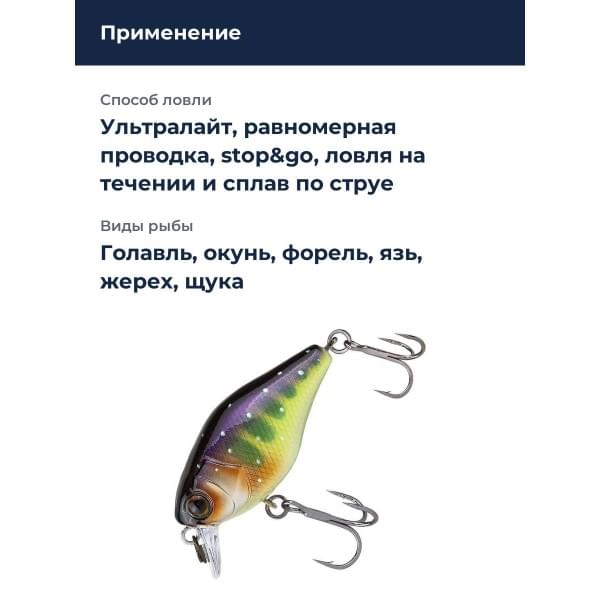 Воблер Jackall Chubby 41 Silent цв. iwana