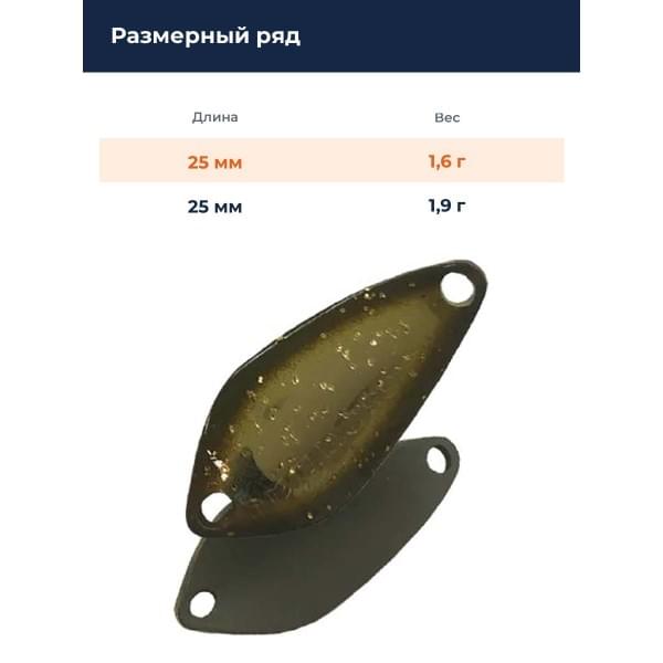 Блесна Smith Essential 25мм. 1,6гр. №M11