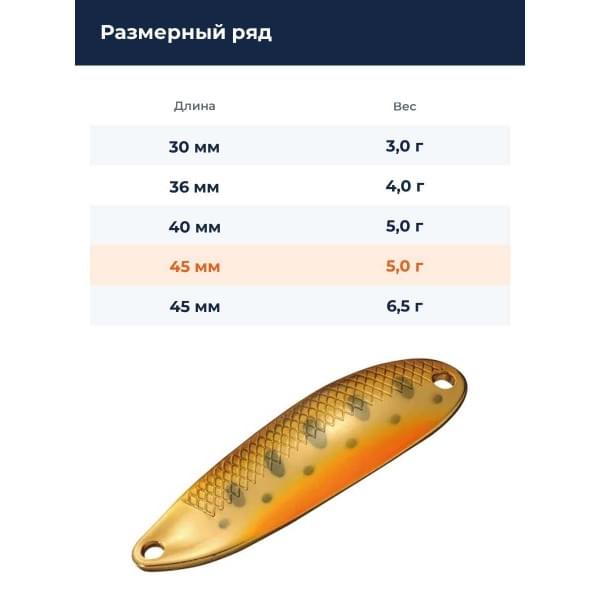 Блесна Smith D-S Line 45мм. 5,0гр. №10