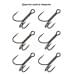 Крючок тройной BKK Armorpoint-Hyperlatch 81-SS 1# (6шт) (A-ET-5982)
