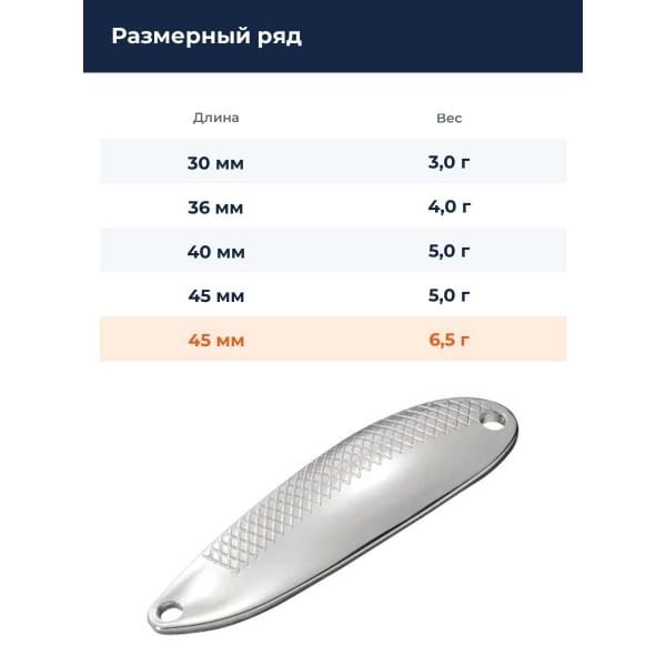 Блесна Smith D-S Line 45мм. 6,5гр. №01