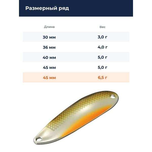 Блесна Smith D-S Line 45мм. 6,5гр. №02