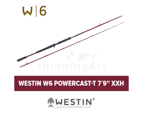 Спиннинг Westin W6 Powercast-T 7'9"/233cm XXH 40-130g